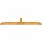 Ekena Millwork Portland Rough Sawn Timber Gable Bracket, Western Red Cedar, 108"W x 22"H x 4"D x 6"F, 5/12 Pitch GBW108X22X0406POR00RWR - alternate 4